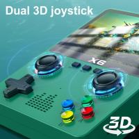 CRGANGZY X6 - Consola de Juegos de 3.5 Pulgadas, Pantalla IPS, Reproductor de Juegos de Mano de 2000 Mah ATJ22735 de 32 Bits RISC, Conexión de Mango para Adultos y Niños (verde) ENVIO 24H - details 1
