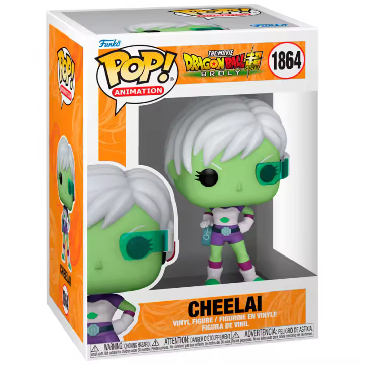 Figura Pop Dragon Ball Super Broly Cheelai-Figura de Vinilo Coleccionable - Idea de Regalo- Mercancia Oficial - Juguetes para Niños y Adultos - Movies Fans - Muñeco para Coleccionistas y Exposición - 1