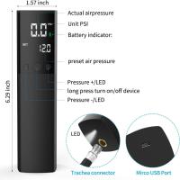 Bomba de bola Eléctrica, Bomba de Aire intelente, inflado rápido portátil de bola con preciso manómetro y Pantalla LCD Digital - details 3