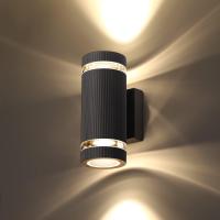 SOMY Aplique LED para exterior, iluminación impermeable IP65, lámpara exterior, iluminación de pared moderna, aluminio 3000 K, para jardín, garaje, terraza, entrada, iluminación exterior, 2 piezas, luz de pared circular negra - details 0