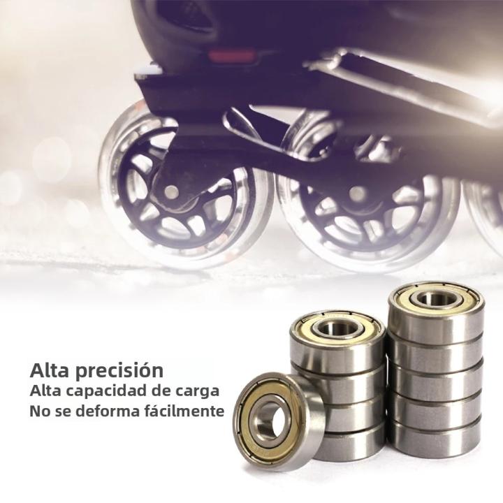 10-100Pcs 608 ZZ Ball Bearings 608ZZ Metal Double Shielded Miniature 8mm X 22mm X 7mm Deep Groove Skateboard Ball Bearings