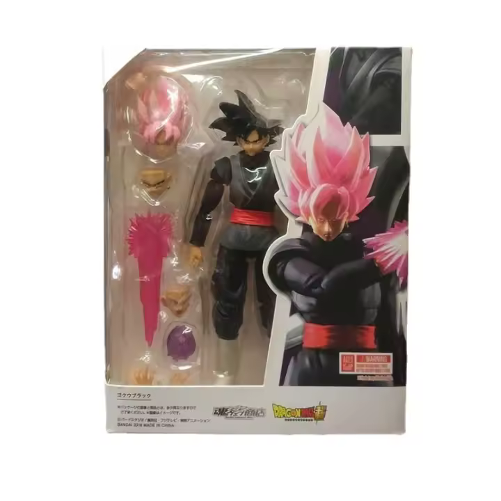 Figura De Acción Dragon Ball Anime Goku Negro Colección Modelo Decoración Juguetes Para Niños Regalo DC Shf Chosen Ones Fit - 1