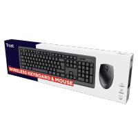 Kit de Teclado y Ratón Inalámbricos Trust Primo - Tamaño Completo, Resistente a Vertidos, Ambidiestro, Diseño Compacto y Sin Cables - Ideal para Trabajar Cómodamente - Compatible con Windows, macOS y Chrome OS - details 2