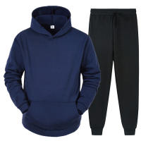 Traje De Deporte Casual Para Hombre 2024 OtoñoInvierno Conjunto De Sudadera Con Capucha Y Pantalones De Alta Calidad Tendencia 2 Piezas Para Uso Diario Y Running - details 7