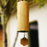 Agujetas De Viento Hechas a Mano En Bambú Campana Musical Para Exterior Jardín Patio Decoración De Hogar Meditación Yoga Terapia Sonora Regalos - details 3