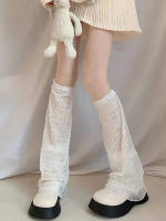 Pareja De Sleeves De Calcetines Largos Estilo Lolita Para Mujeres Calcetines De Cosplay De Verano Sin Costuras Hechos De Poliéster - details 1