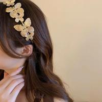 Diadema De Metal Estilo Doble Con Rhinestone De Mariposa Para Mujer Accesorio Elegante Y Personalizado Para El Cabello - details 5