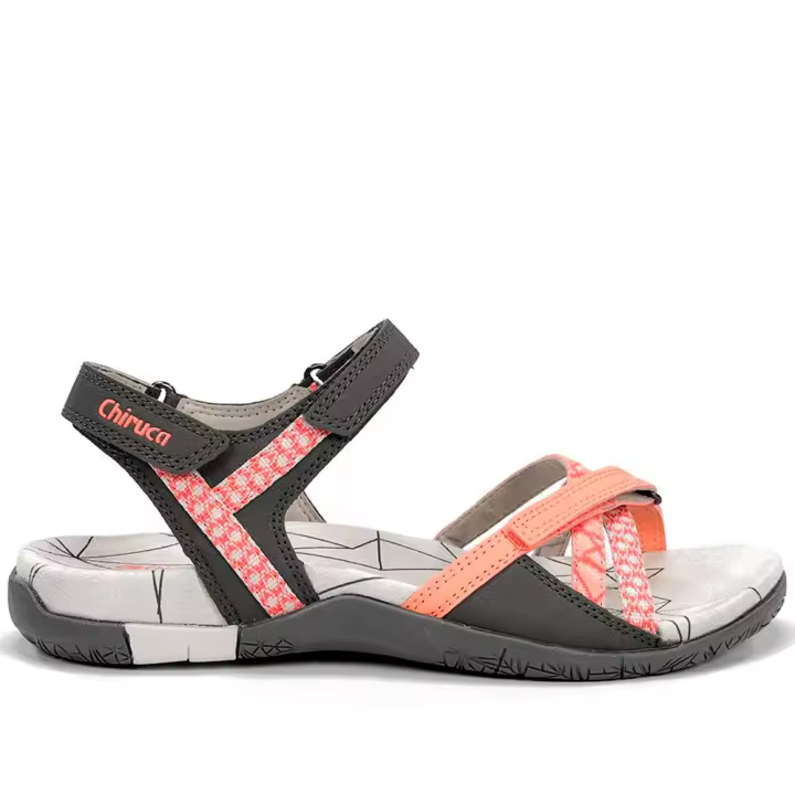 Sandalias Mujer Chiruca Valencia 28 Coral/Gris 106247  Chiruca MARCAS MUJER Sandalias Sandalias Sport Envio Gratuito - 1