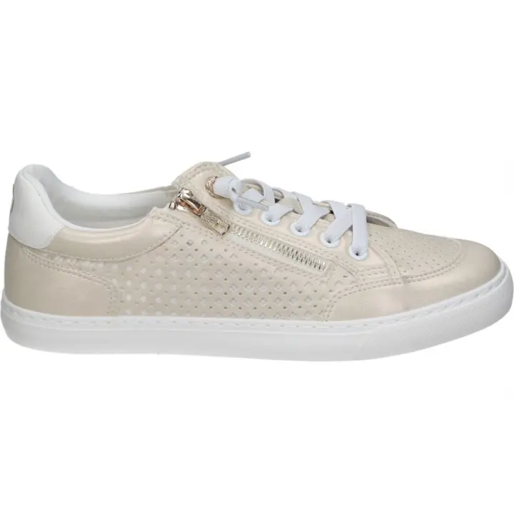 MTNG | Zapatillas Mustang Aria para Moda Joven – Deportivas en Color Champan – Sneakers con Cordones y Cremallera – Estilo Casual – Cómodas y Versátiles – Modelo 60710 - 1