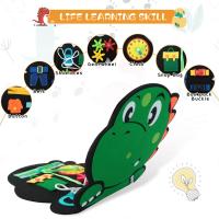 Juguete Montessori De Actividades Sensoriales Para Niños Busy Board Educativo Preescolar Fomenta Los Primeros Habilidades De Aprendizaje Y Motricidad Finas Edad Recomendada 3-6 Años - details 25