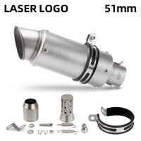 Accesorios De Motocicleta Universal En Acero Inoxidable Modificar Escape Project Muffler 51mm 60mm Para TNT125 GPR150 MT15 R25 XMAX125 250SR PCX - details 14
