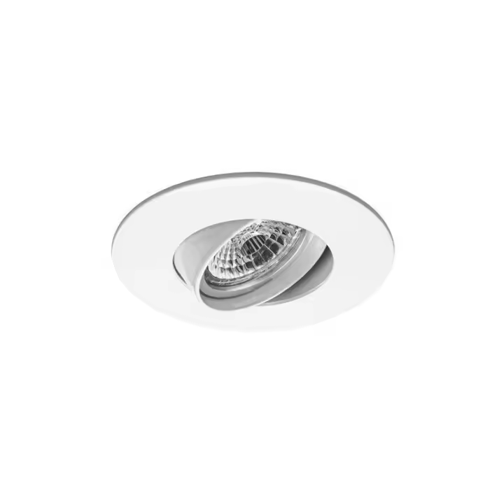 Focos Empotrables LED HUANGJISOO - Aro Empotrable Modelo 639 Blanco Técnico JISO 639D-90 - 1