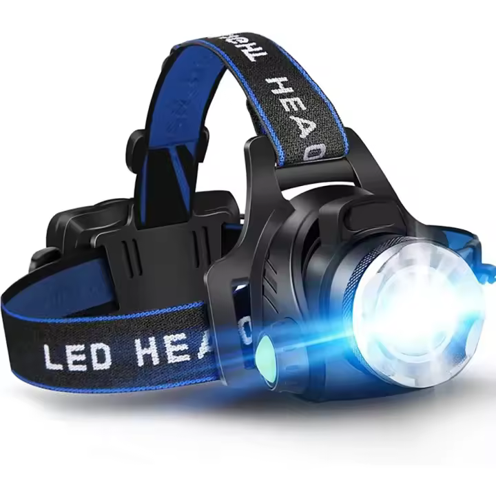 Linterna Frontal LED De Inducción Potente Recargable USB/DC Aleación De Aluminio Para Pesca Al Aire Libre Torcha Frontal De Alta Luminosidad - 1