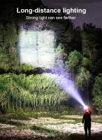 Linterna Frontal LED COB XHP360 Recargable USB Con Zoom Y Luz Potente 18650 Lámpara De Cabeza Impermeable Para Pesca Exploración Y Caza - details 15