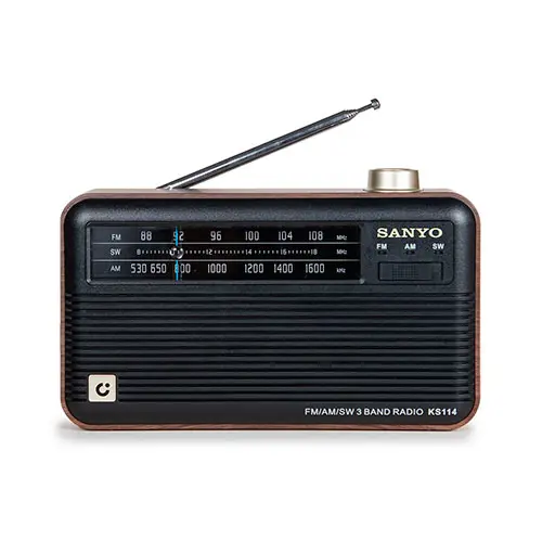 SANYO KS114 RADIO FM/AM RECEPTOR DE RADIO 2 BANDAS - 1