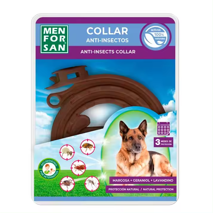 Menforsan Collar Anti-insecto Perro 3 Acti - 1