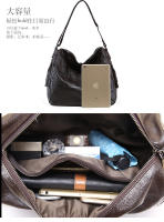 Bolso Retro Para Mujer Motingsome De Cuero Genuino De Primera Calidad Con Borla Gran Capacidad Estilo Clásico Moda Satchel - details 4