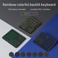 Teclado Numérico Inalámbrico Recargable JOMAA 2.4G Para iPad Laptop Con Teclado De Números Cableado Estilo Mini Capacidad De Batería Incluida - details 4