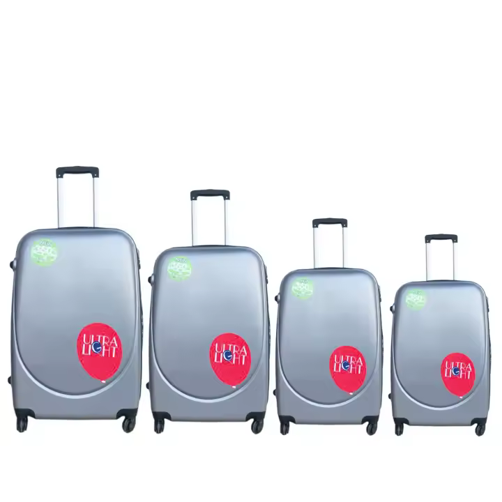 Juego de Maletas Duro de Viaje 4 Piezas Rígidas ABS Ampliable Set Maleta, 18", 20", 24" y 28",Trolley Cabina Ligero Duradero con 4 Ruedas Dobles Giratorias y Cierre - 1