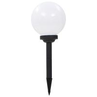vidaXL Lámparas solares esféricas de exterior 3 uds LED RGB 20 cm - details 1