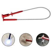 Herramienta Magnética Con Luz LED Y Gancho Flexible Para Recogida De Basura Y Reparación De Coches Herramienta De Agarre Con Resorte Múltiple - details 6