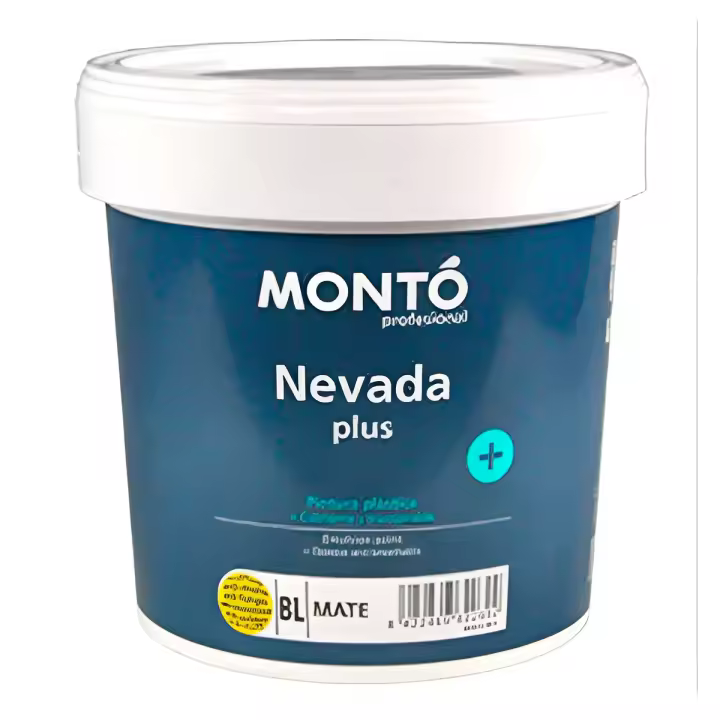 Montó (Valencia) Pintura Plástica Nevada+ Blanco para Paredes y Techos de Interior y Exterior - 1