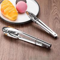 Pinzas De Acero Inoxidable Para Cocina Herramienta De Alimentos Resistentes Al Calor Para Salada Pan BBQ Cebolla Utensilios De Cocina Herramientas De Barbacoa Para Buffet - details 6