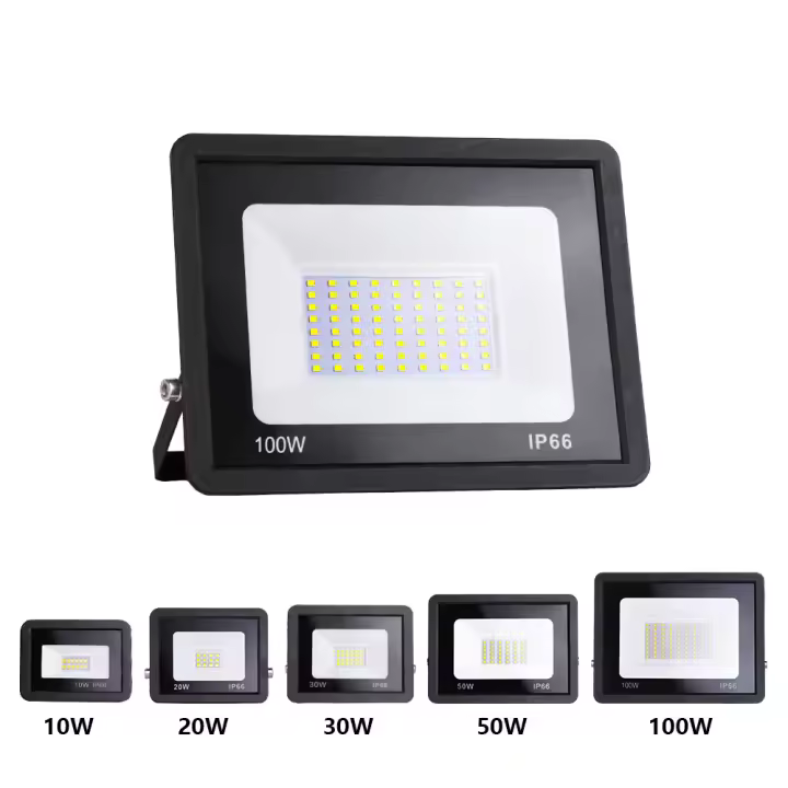 Luz de Inundación LED 10W 20W 30W 50W 100W AC 220V Luz de Calle Impermeable IP66 Reflector Spotlight para Jardín al Aire Libre Lámpara de Jardín Estilo Moderno con Bombillas LED - 1