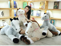 Juguete De Peluche Grande 90CM Caballo Acostado Divertido Animal De Peluche Para Niñas Y Niños Regalo De Cumpleaños Ideal Para Niñas Y Niños - details 12