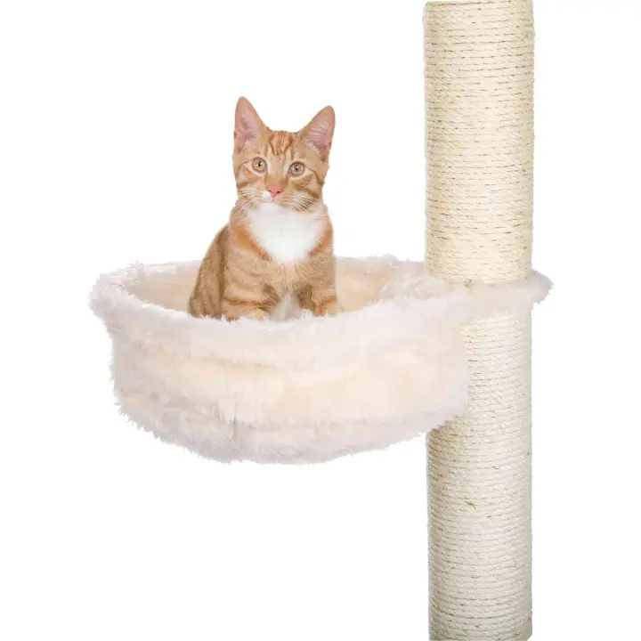 TRIXIE Cuddly bag for scratching posts, plush, ø 38 cm, cream - 1