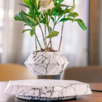 Maceta Flotante Magnética Levitación Para Plantas Sin Tierra Maceta De Rotación Para Decoración Del Hogar Con Diseño De Bonsái - details 9