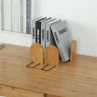 Organizador De Escritorio De Bambú Nature Soporte Para Libros Estante De Libros Montaje Requiere Material Del Paquete - details 9