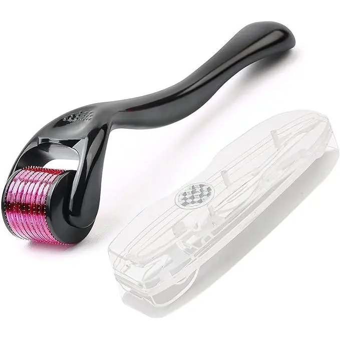 OPALBEAUTY- Dermaroller Facial 0,25 mm - Herramienta de Microneedling para Rejuvenecimiento de la Piel y Absorción de Sérums, Estimula la Producción de Colágeno, Reduce Poros y Mejora la Elasticidad, Ideal para Rutinas de Belleza en Casa y Cuidado Facial - 1