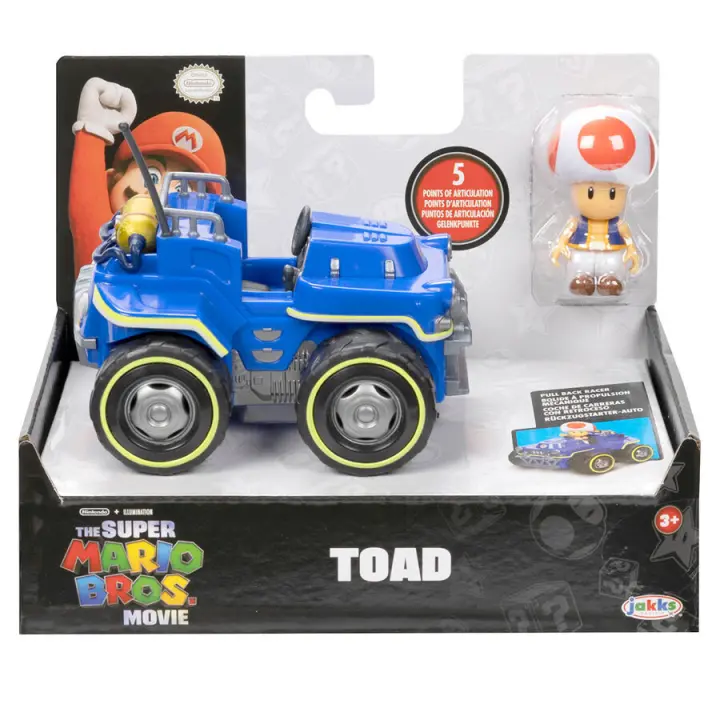 Figura Toad Kart Mario Kart 7cmFigura  Coleccionable - Idea de Regalo- Mercancia Oficial - Juguetes para Niños y Adultos - Movies Fans - Muñeco para Coleccionistas y Exposición - 1