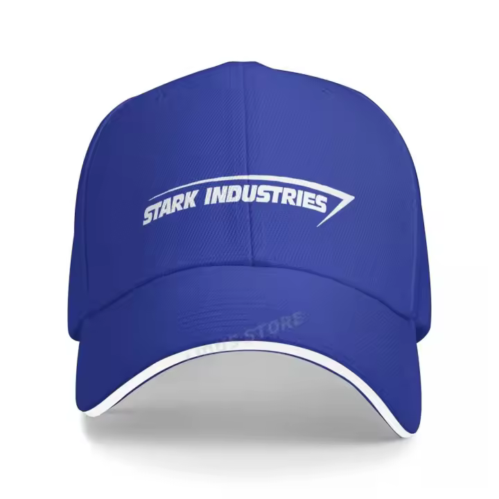 Nueva Gorra De Béisbol Casual Para Hombres STARK INDUSTRIES 100% Algodón Protección Solar Alta Calidad Ajustable Un Tamaño Para Todas Las Estaciones - 1