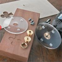 Allsome 11pcs Guía De Carpintería Router De Madera 10-30mm Cobre Premium Guía De Router De Alta Calidad Para Trabajos Manuales - details 7