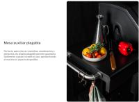 CREATE - Barbacoa de gas con quemador lateral y mesa auxiliar - BBQ GAS BURNER PRO - details 5
