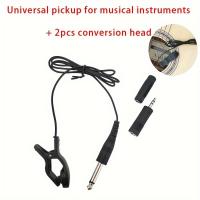 Micrófono Piezo Universal Para Guitarra Acústica Clip on Compatible Con Mandolina Bouzouki Violín Banjo Ukulele Accesorio De Música - details 0
