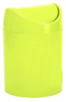 Papelera basculante plástico para mesa, Mini Basurero de Mesa, Cubo de Basura para Escritorio, Papelera de Oficina Pequeña, Papelera de Plástico con Tapa Basculante, 1.4 Litros, Azul, rosa fluor, verde fluor - details 7