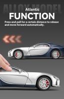 Modelo De Coche Atlantic a Escala 1:24 Con Luces Y Sonidos Auténticos Regalo Perfecto Para Niños Y Entusiastas Del Automóvil Material Metálico - details 7