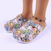 Sandalias Planas Estilosas Para Mujer Con Cordones Ajustables Y Plantillas Suaves Zapatos De Comodidad Para Exterior Con Estampado De Animales - details 3