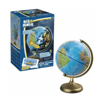 Globo Terráqueo Interactivo Clementoni Exploramundo Digital – Gira 360°, Lápiz Inalámbrico, App Con Vídeos Y Fotos, +7 Años