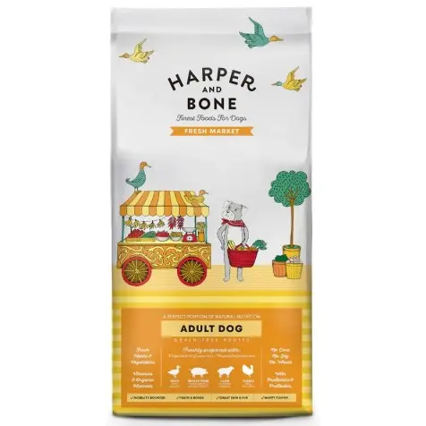 Harper And Bone Adult Med/large Fresh Market Pienso Para Perros 12 Kg - 1