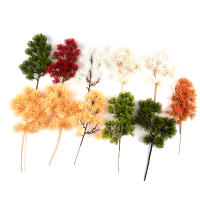 Planta Artificial De Ciprés Pino Plástico Para Escritorio Jardín Miniatura Árbol Con Ramas Para Decoración De Interiores - details 9