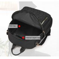 Mochila De Nylon Moda Multifuncional Gran Capacidad Para Estudiantes Mochila De Hombro Para Mujer Material Principal Denim Lining De Poliéster - details 12