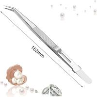 Tijeras De Ajuste Profesionales En Acero Inoxidable Con Hebilla Y Cierre De Deslizamiento Antiestática Para Joyería De Diamante Herramienta De Precisión - details 8