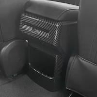 Cubierta De Salida De Aire Trasera Para MG4 Mulan EV 2022 2023 2024 Protector De Marco De Ventosa De Carbono Panel De Vents De Aire Acondicionado - details 2