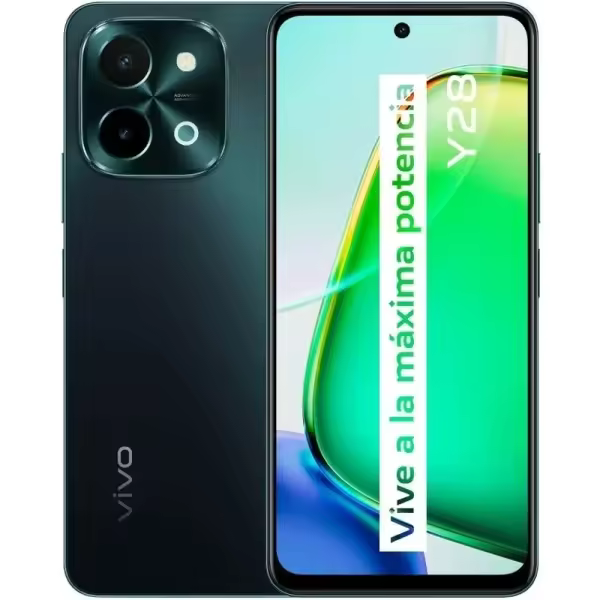 Vivo y28 smartphone pantalla 6.68” - 4gb - 128gb - camara 50mp - bateria 6000mah - admite carga de 44w - color verde - 1