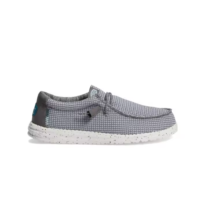 Zapatillas Lona Hey Dude Wally Sport Hombre Gris - 1