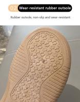 Zapatos Casuales Para Mujer Versátiles Y Moda Retro Altas a La Cintura Impermeables Con Suela Gruesa Zapatos De Tren Crustáceo Primavera Otoño - details 10